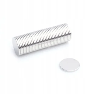 Magnes Neodymowy Walcowy MW 11x1 N38 komplet 10 sztuk - Magnesy - miniaturka - grafika 1