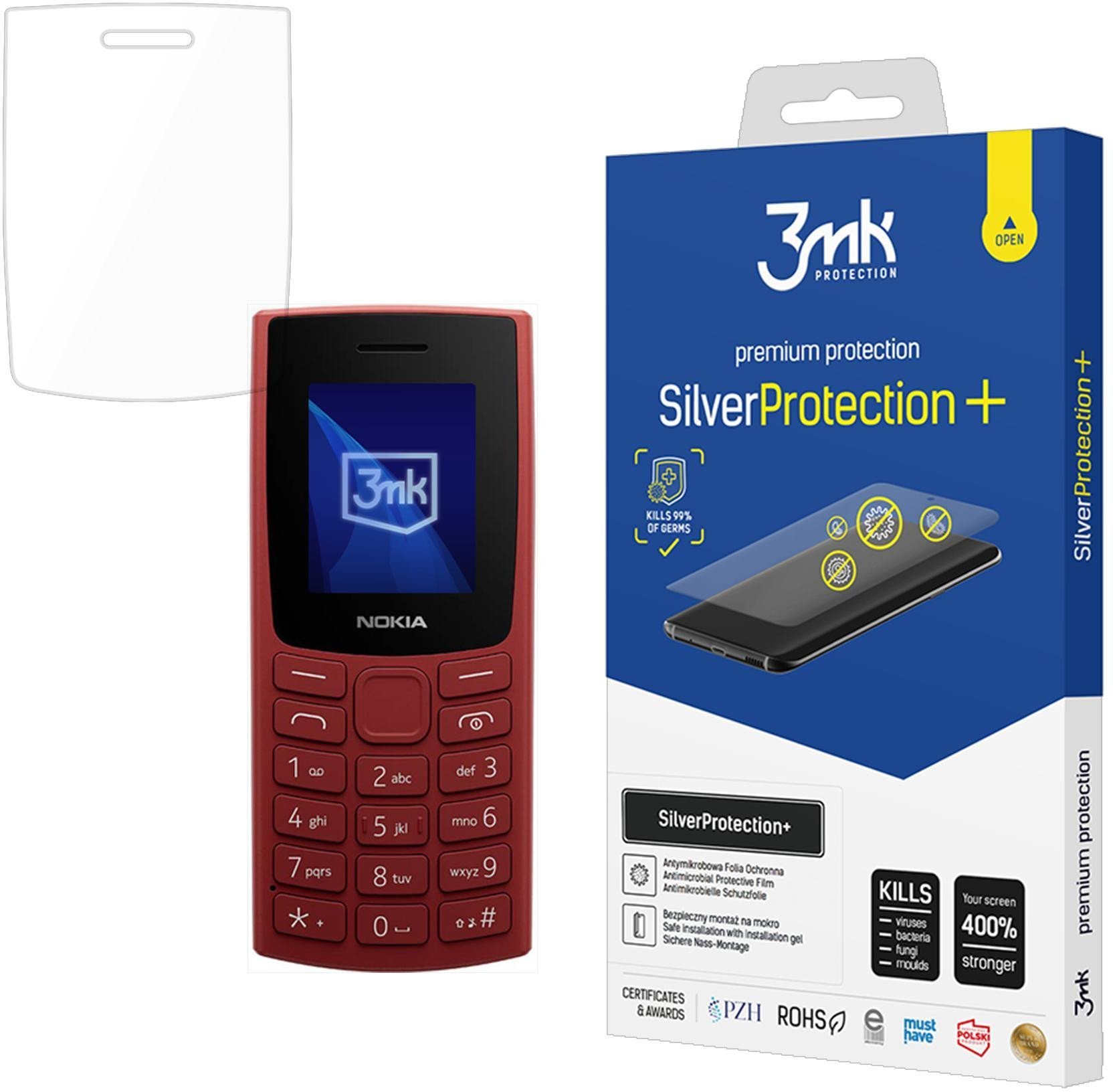 NOKIA 105 4G 2023 - 3MK SILVERPROTECTION+