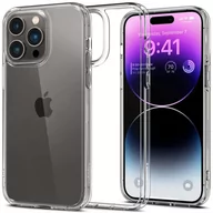 Etui i futerały do telefonów - Etui obudowa case Spigen Ultra Hybrid do Apple iPhone 14 Pro Max Crystal Clear - miniaturka - grafika 1