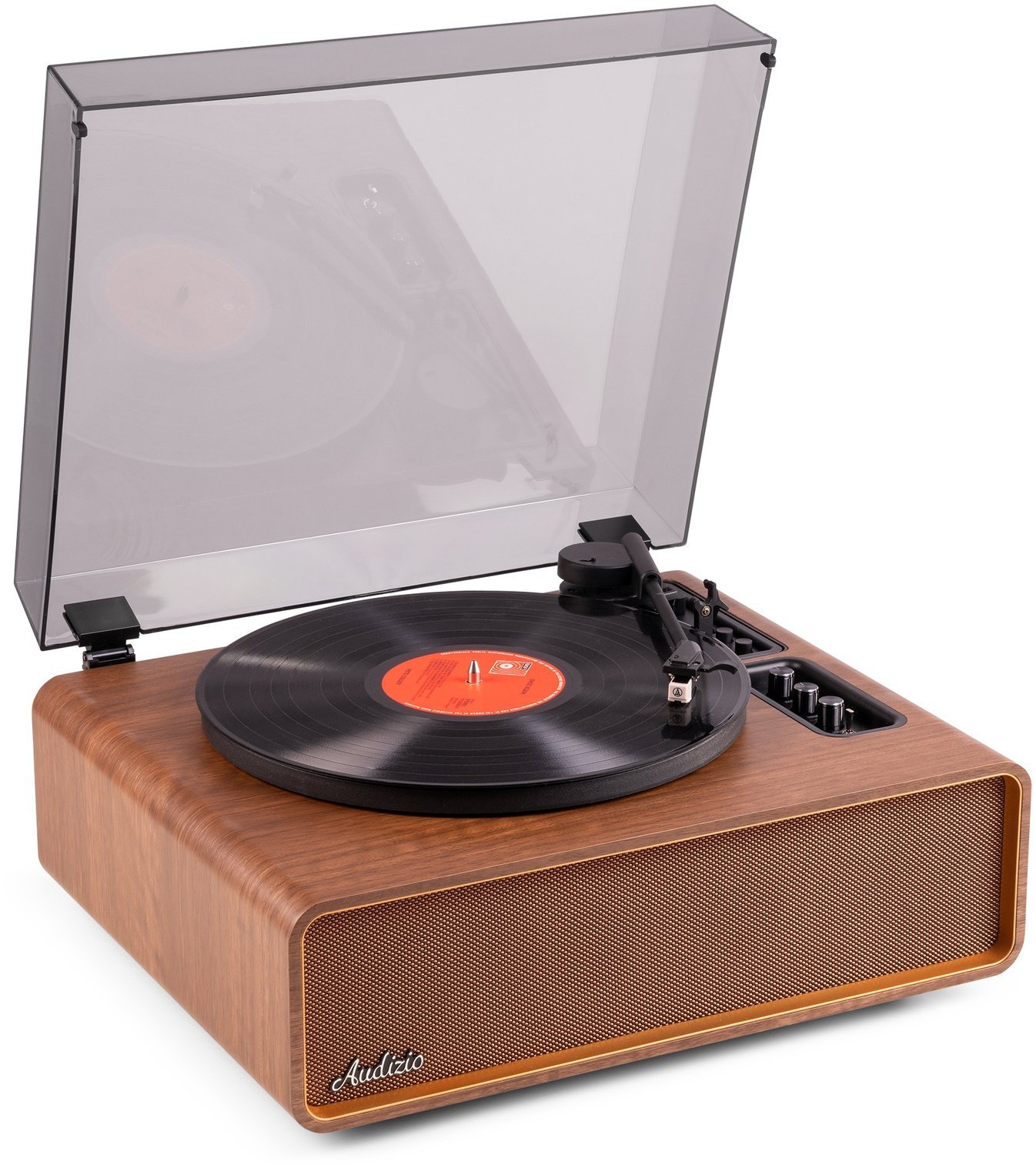 Audizio Gramofon HIFI BT Laredo brązowy one size