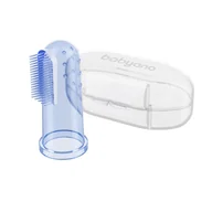Szczoteczki do zębów dla dzieci - Szczoteczka do zębów z etui Babyono 723 niebieski - miniaturka - grafika 1
