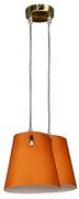 Lampy sufitowe - Candellux Lampa wisząca Muscat pomarańczowy 32-03648 2X40W E14 32-03648 - miniaturka - grafika 1