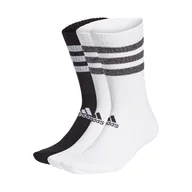 Skarpetki damskie - adidas Glam 3S Cushioned Crew 3Pak skarpety 543 : Rozmiar - L ( 43 - 45 ) - miniaturka - grafika 1