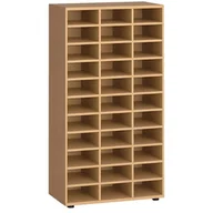 Regały biurowe - Regał sortujący PRIMO WOOD, 1434 x 800 x 420 mm, 36 przegród, buk - miniaturka - grafika 1