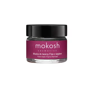 Mokosh Wygładzająco-oczyszczająca maska do twarzy Figa z węglem 15 ml 5902729034739 - Maseczki do twarzy - miniaturka - grafika 1