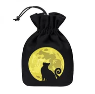 Akcesoria do gier planszowych - Cats The Mooncat, worek na kości, czarny Q-Workshop - gra - miniaturka - grafika 1