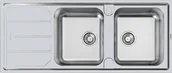 Zlewozmywaki - Zlewozmywak Foster FOSTER 5812061 ELETTRA 1160x500 PRAWY 2 komory + ociekacz - miniaturka - grafika 1