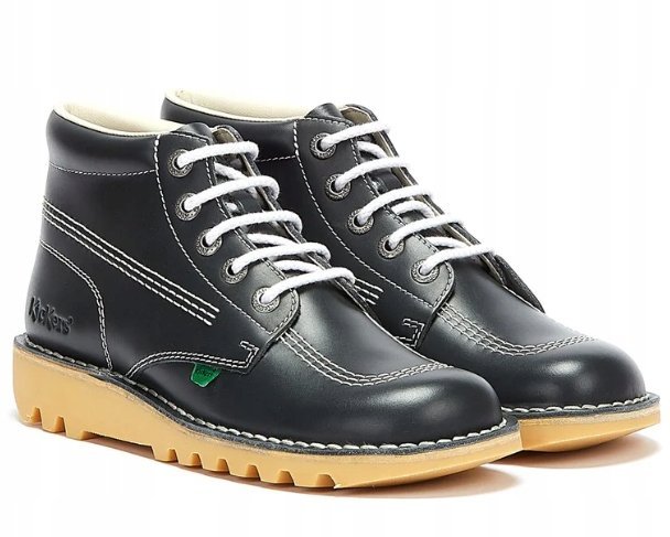 KICKERS TRZEWIKI MĘSKIE SKÓRZANE SZARE 46 ŻTF