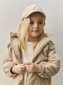 Czapki dla dzieci - Reserved - Bawełniana czapka z naszywką - złamana biel - miniaturka - grafika 1