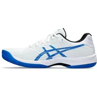 Trampki męskie - ASICS Gel-Game 9 Clay/OC, Męskie trampki, 46.5 EU, Biała Tuna Niebieska, 46.5 EU - miniaturka - grafika 1