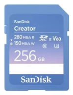 Karty pamięci - SanDisk Creator 256 GB SDXC UHS-II Klasa 10 SDSDXEP-256G-GNCIS - miniaturka - grafika 1