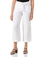 Spodnie damskie - GERRY WEBER Edition Damskie spodnie kulotte, białe/białe, 46R, biały/biały, 46 - miniaturka - grafika 1