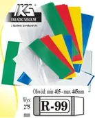 Dyplomy i okładki - Okładka książkowa regulowana R-99 (10szt) IKS - miniaturka - grafika 1