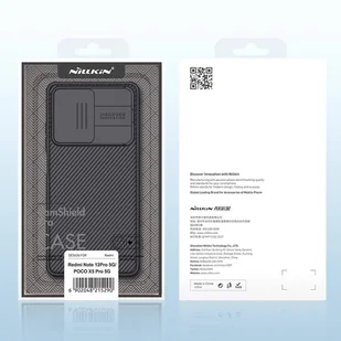 Nillkin CamShield Pro Case etui do Xiaomi Redmi Note 12 Pro / Poco X5 Pro 5G pokrowiec z osłoną na aparat czarne - Etui i futerały do telefonów - miniaturka - grafika 5