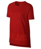 Koszulki i topy damskie - Nike Koszulka damska Dry Hilo Jdi czerwony Rot (Habanero Red/Gym Red) XL - miniaturka - grafika 1