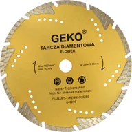 Tarcze do pił - Geko tarcza diamentowa 230mm"flower" G00290 - miniaturka - grafika 1