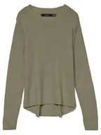 Swetry damskie - Vero Moda Sweter w kolorze zielonym - miniaturka - grafika 1