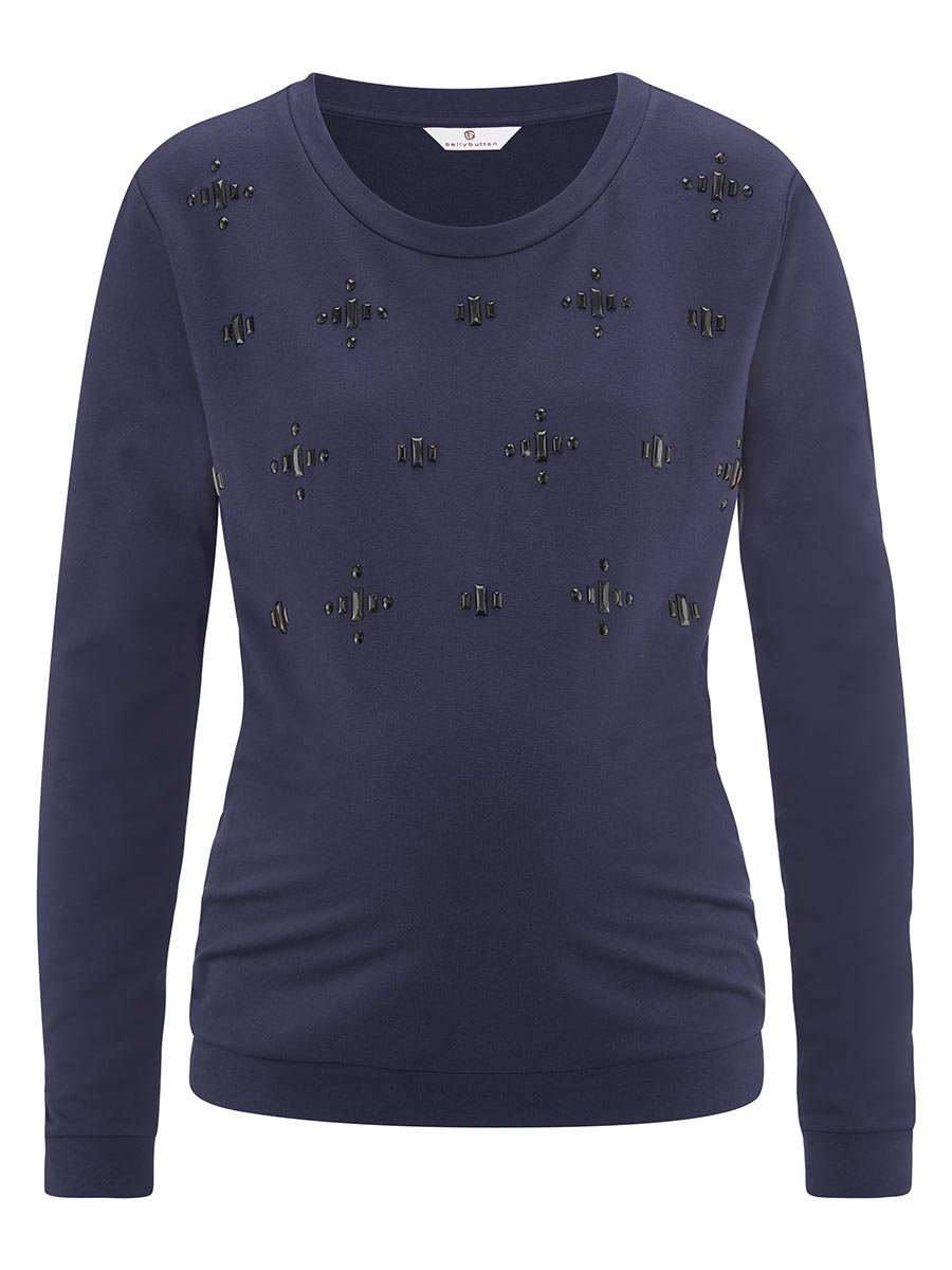 Damski sweter ciążowy granatowy Bellybutton Maternity, r.XL