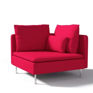 Dekoria pl pl Pokrowiec na sekcję narożną Söderhamn czerwony 99 x 99 x 83 cm Etna 1008-705-60 - Pokrowce na meble - miniaturka - grafika 1
