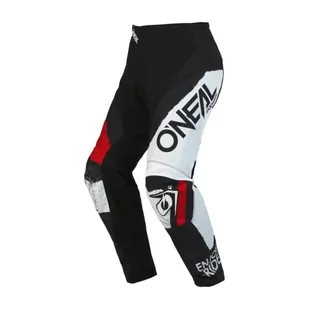 O'Neal Męskie spodnie Element Shocker, czarny/czerwony, 38, czarny/czerwony, 48 - Odzież motocyklowa - miniaturka - grafika 1