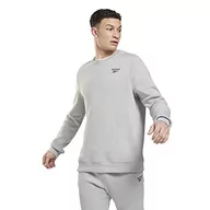 Bluzy męskie - Reebok Ri Left Chest Logo Crew Męska bluza - miniaturka - grafika 1