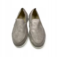 Mokasyny męskie - Mokasyny męskie zamszowe Old Money 43 - miniaturka - grafika 1