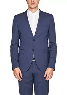 s.Oliver BLACK LABEL Męska kurtka garniturowa 0289954423, niebieskie kropki, 34R, Niebieskie kropki, 54 - Kurtki męskie - miniaturka - grafika 1