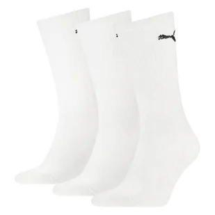 Skarpety wysokie PUMA PUMA CREW SOCK LIGHT 3P 90794002 – Biały - Skarpetki damskie - miniaturka - grafika 1