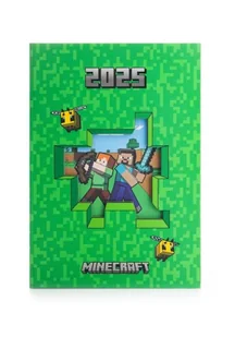 Minecraft kalendarz książkowy A5 2025 - Kalendarze - miniaturka - grafika 1