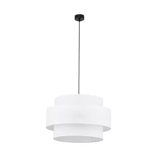 Abażurowa lampa wisząca do sypialni TK 5363 z serii CALISTO WHITE - Lampy sufitowe - miniaturka - grafika 1