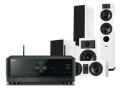 Kino domowe - Yamaha RX-V6A (czarny) + Tesi 5 + 2 + 7 (biały) - miniaturka - grafika 1
