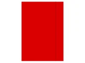 Teczki i skoroszyty - Teczka z gumką Aro lakierowana A4 320g czerwona - miniaturka - grafika 1