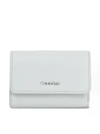 Portfele - Calvin Klein Mały Portfel Damski Ck Must K60K611934 Szary - miniaturka - grafika 1