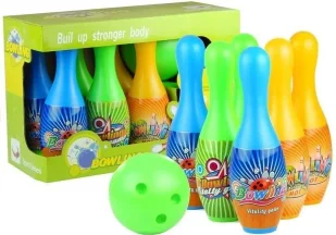 Zestaw do gry w kręgle - Leantoys - Zabawki i gry sportowe - miniaturka - grafika 1