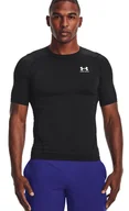 Koszulki męskie - Koszulka męska UNDER ARMOUR czarna HeatGear® - miniaturka - grafika 1