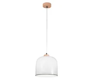 Lampy sufitowe - Kolarz A1352.31.G - Żyrandol na lince NONNA 1xE27/60W/230V dąb/biały/zielony - miniaturka - grafika 1