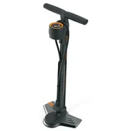 Pompki rowerowe - Pompka podłogowa serwis. SKS AIRMOTION 12.0 (multi) z manometrem AV DV FV, czarna - miniaturka - grafika 1