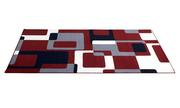 Dywany - HANSE Home Stylowy welurowy dywan retro Czerwony/Szary/czarny/kremowy | 102014 102014_160x230 - miniaturka - grafika 1