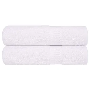 vidaXL Ręczniki do rąk, 2 szt., białe, 50x100 cm, bawełna 100% - Ręczniki vidaXL Ręczniki do rąk, 2 szt., białe, 50x100 cm, bawełna 100% - Ręczniki - miniaturka - grafika 1