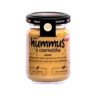 Hotz Hummus z czarnuszką HOTZ, 140g - Hummus - miniaturka - grafika 1