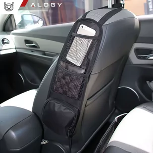 2x Organizer samochodowy boczny na bok fotel siedzenie do auta samochodu osłona Alogy Car czarny - Części i akcesoria do laptopów - miniaturka - grafika 13