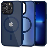 Etui i futerały do telefonów - Tech-Protect Etui Airmatt Pro Magsafe do Apple iPhone 14 Pro Max Niebieski - miniaturka - grafika 1