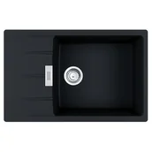 Zlewozmywaki - Franke Centro CNG 611-78 XL GSC Zlewozmywak granitowy jednokomorowy 78x50 cm onyx 114.0687.326 - miniaturka - grafika 1