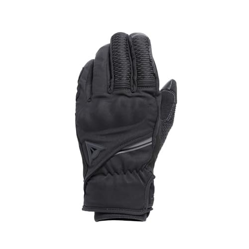 Dainese - Trento D-Dry Gloves, zimowe rękawice motocyklowe, wodoodporne, z ochraniaczami na kostki, męskie, czarne/czarne, XXXL