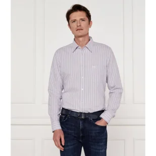 BOSS ORANGE Koszula Relegant_6_M Regular Fit z dodatkiem lnu - Koszule męskie - miniaturka - grafika 1