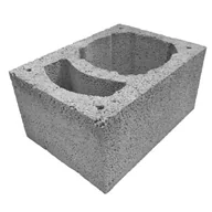 Ogrodzenia - Pustak kominowo-wentylacyjny 49x36x24 cm Kom-Dym - miniaturka - grafika 1