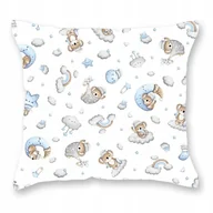 Poszewki na poduszki - Poszewka 40x40 cm bawełna dziecięce wzory na poduszkę na jaśka DUŻO WZORÓW - miniaturka - grafika 1