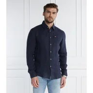 Koszule męskie - Napapijri Koszula g-linen | Regular Fit - miniaturka - grafika 1