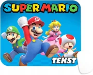 Podkładki pod mysz - PODKŁADKA POD MYSZKĘ Z NADRUKIEM MARIO LUIGI GRY KONSOLA-TEKST -20X24 - miniaturka - grafika 1
