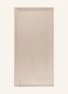 Apaszki i szaliki damskie - Calvin Klein Szalik Z Brokatową Przędzą beige - miniaturka - grafika 1